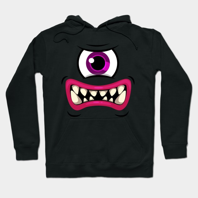 One eyed monster Hoodie by Fun Planet